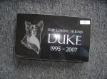 Pet Marker - #4 - 10" x 6" x 2" laser etched
